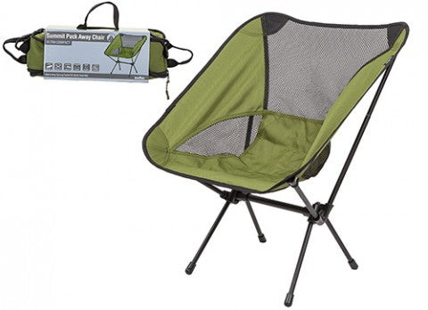 Summit Ultralight Pack Away Chair - Forest Green, Item No. 633115