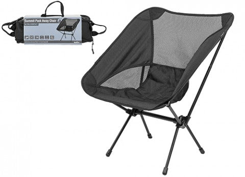 Summit Ultralight Pack Away Chair - Slate Grey, Item No. 633117