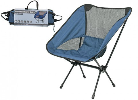 Summit Ultralight Pack Away Chair - Indigo Blue, Item No. 633116