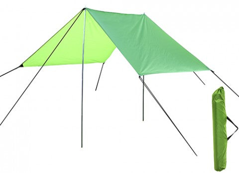 Summit 3x4m Tarp Canopy with 2 Steel Poles, Item No. 574001