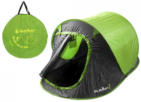 Summit Hydrahalt 2 Person Pop Up Tent - Lime Green, Item No. 571125